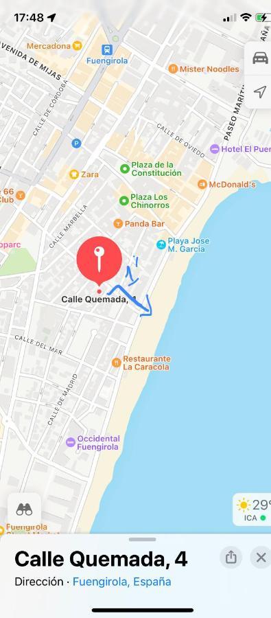 Beach And City Apartment A 50M De La Playa Фуэнхирола Экстерьер фото